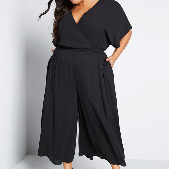 modcloth black jumpsuit
